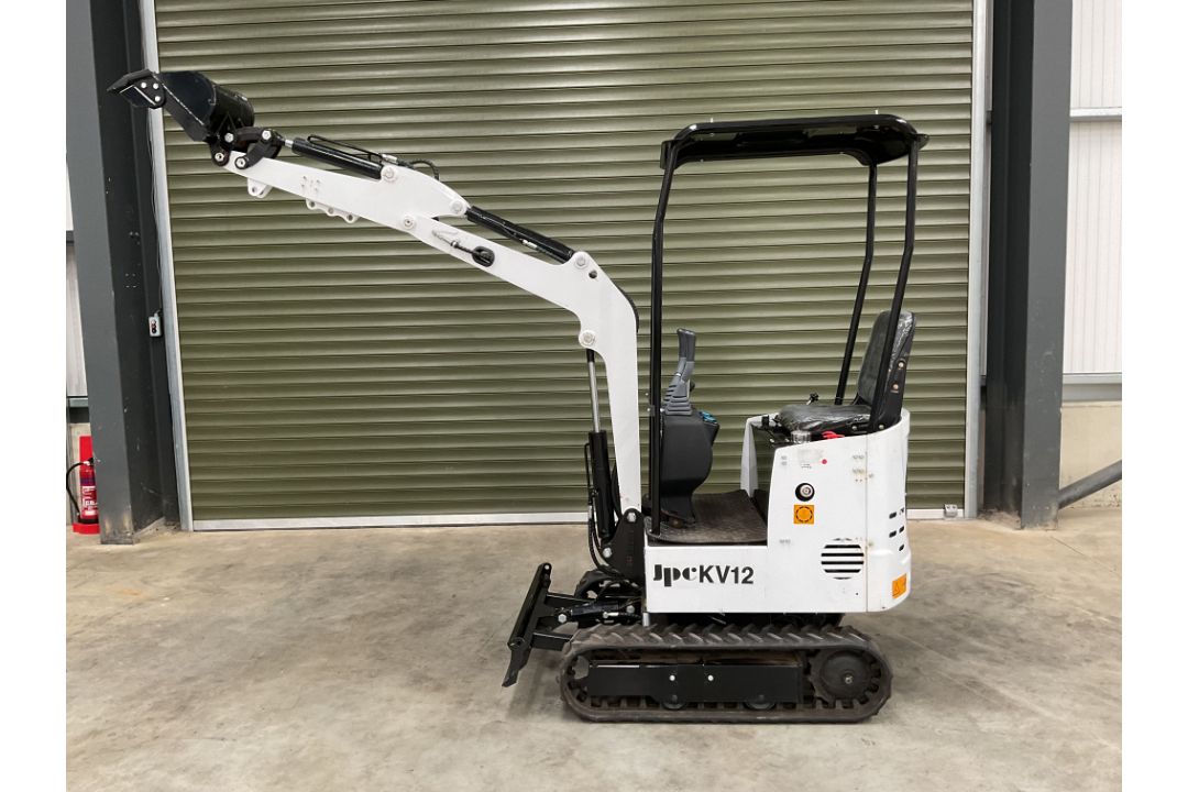 2025 Unissued JPC KV12 1070KG 12HP Diesel Rubber Track Mini Excavator c/w Front Blade etc - Image 2 of 27
