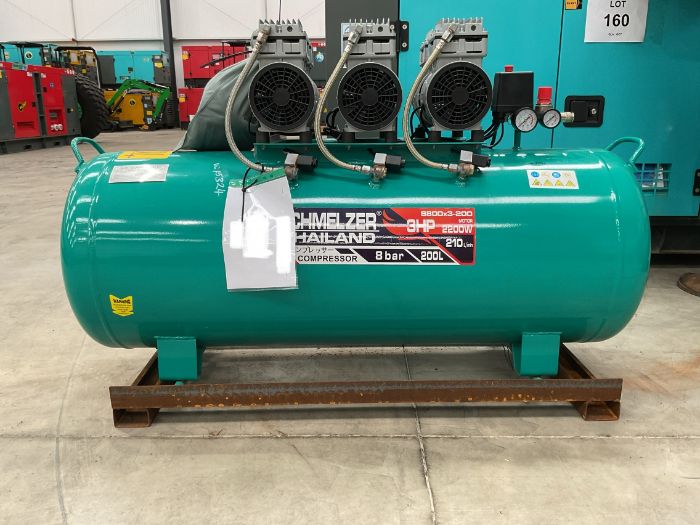 New Unused Schmelzer S800x3-200 Workshop Air Compressor