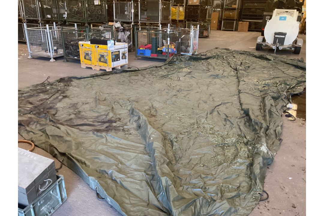 16ft x 30ft Tarpaulin Sheet with Ties, from MOD - Image 1 of 6
