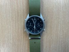 Rare Seiko Gen 1 Pilots Chrono RAF Harrier Force Issue, Sn° 8870, Date 1989, from MOD