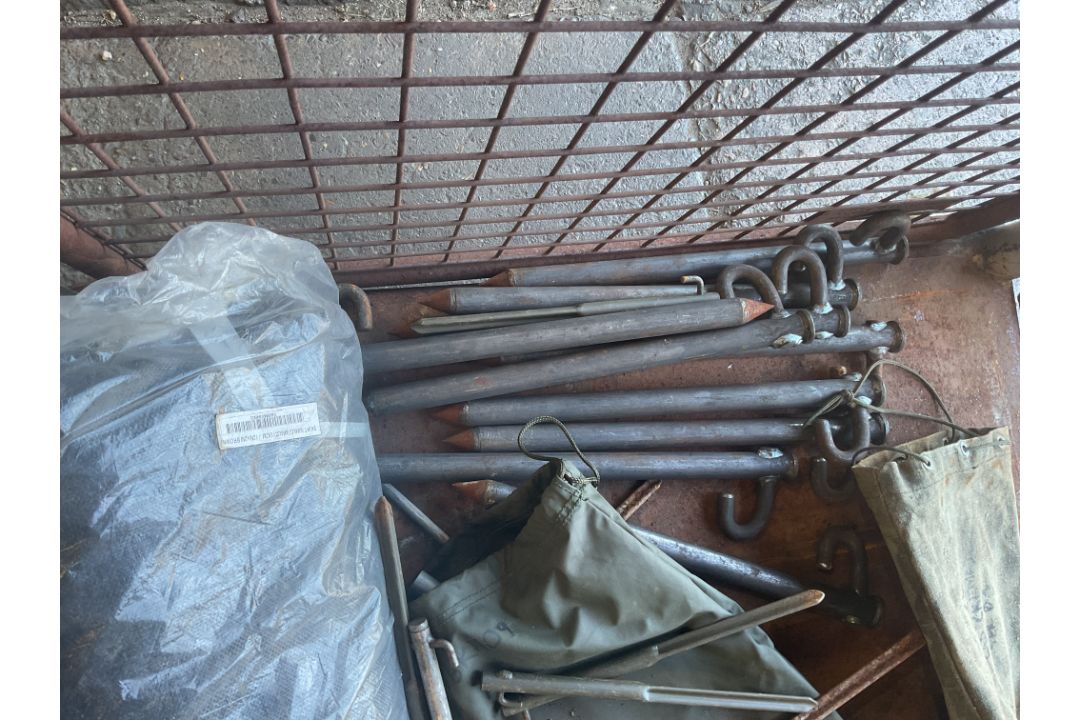 1x Stillage of British Army Tent Pegs etc - Image 2 of 5