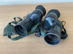 V.Rare Avimo British Army L12A1 Self Focusing 7x42 Bino's with Filters etc, Date 1979, from MOD