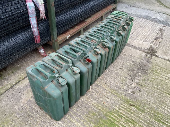 10x Unissued NATO New Old Stock 20L Jerry Cans