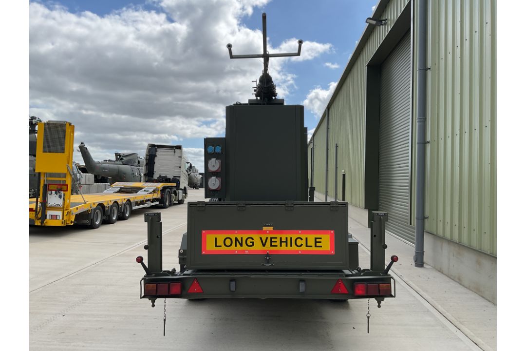 Ex Reserve MSI Defence Systems Mobile Antenna Mast on R.M. 4 Wheel 5500 Trailer - Image 22 of 31