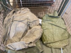 1x Stillage of Canvas Tarps and Sheets, from MOD