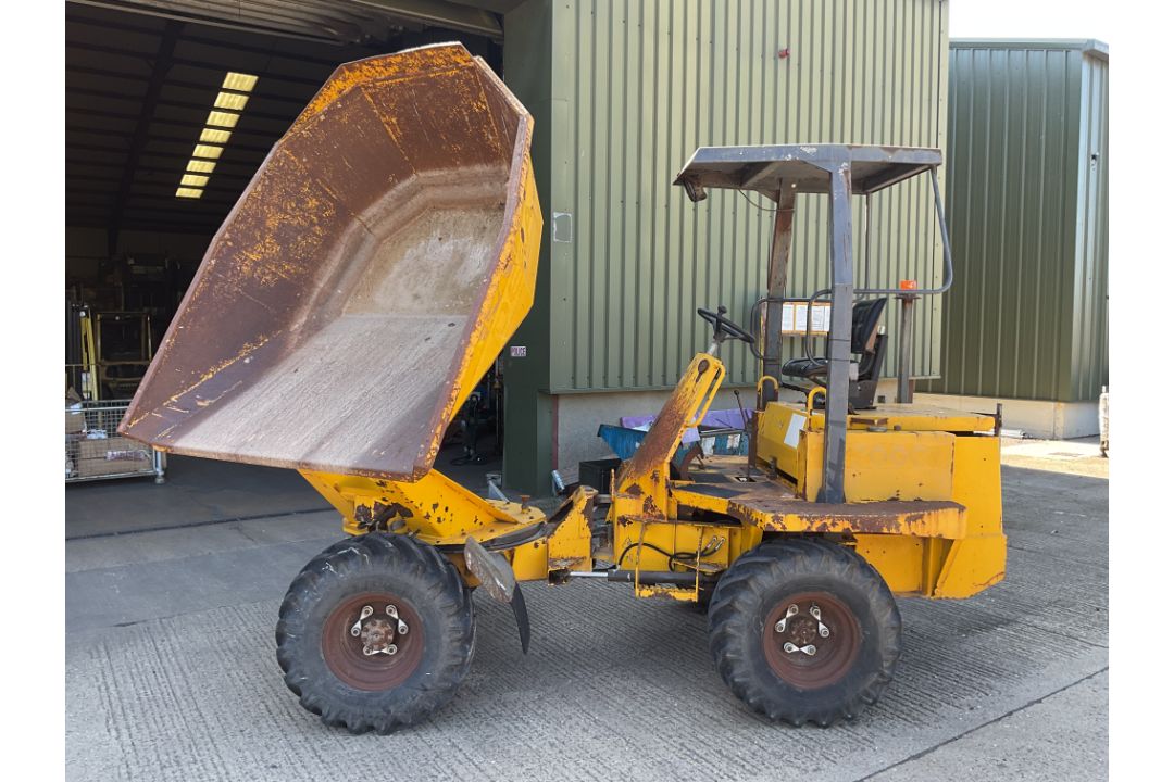 Thwaites 7000 3 Tonne Hi Lift Rotating Skip Diesel 4x4 Dumper, 327 Recorded Hours, from MODGovt Dept - Image 7 of 18