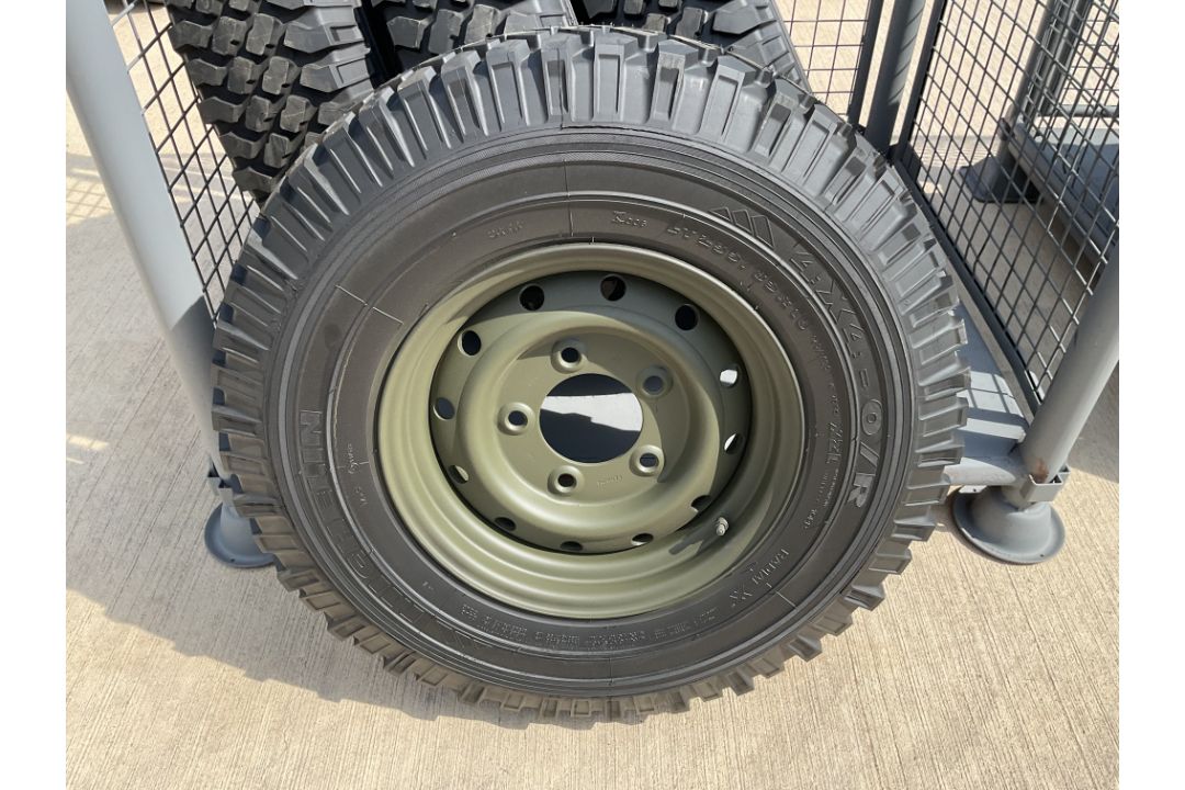 4x Unused 235/85 R16 Michelin XZL Tyres on Heavy Duty Wolf Rims - Image 1 of 10