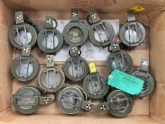 12x Stanley London British Army Prismatic Compass, from MOD