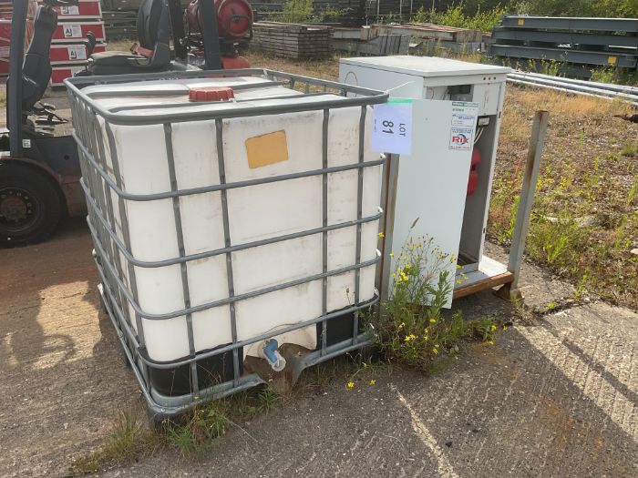 Fire Bird Central Heating / Hot Water 240V Oil / Fired Boiler and 1000L Schutz IBC Tank, from MOD