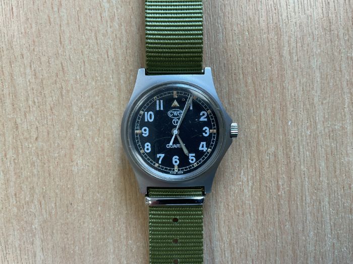 Rare CWC W10 British Army Service Watch, Date 1991, Gulf War 1, from MOD