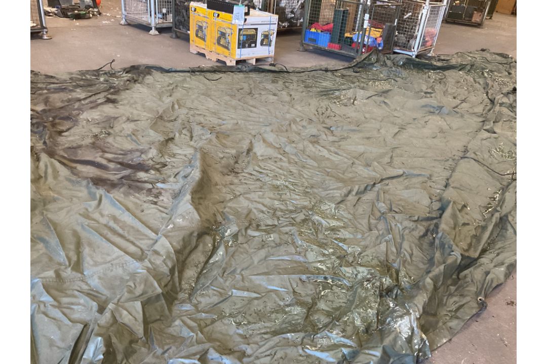 16ft x 30ft Tarpaulin Sheet with Ties, from MOD - Image 2 of 6