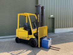 Hyster J2.00 XM-717 ACX 2 Tonne Electric Forklift c/w Duplex Mast, Side Shift and Charger