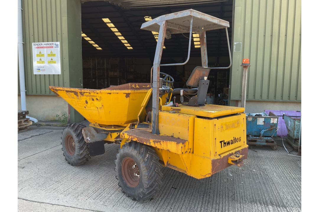 Thwaites 7000 3 Tonne Hi Lift Rotating Skip Diesel 4x4 Dumper, 327 Recorded Hours, from MODGovt Dept - Image 17 of 18