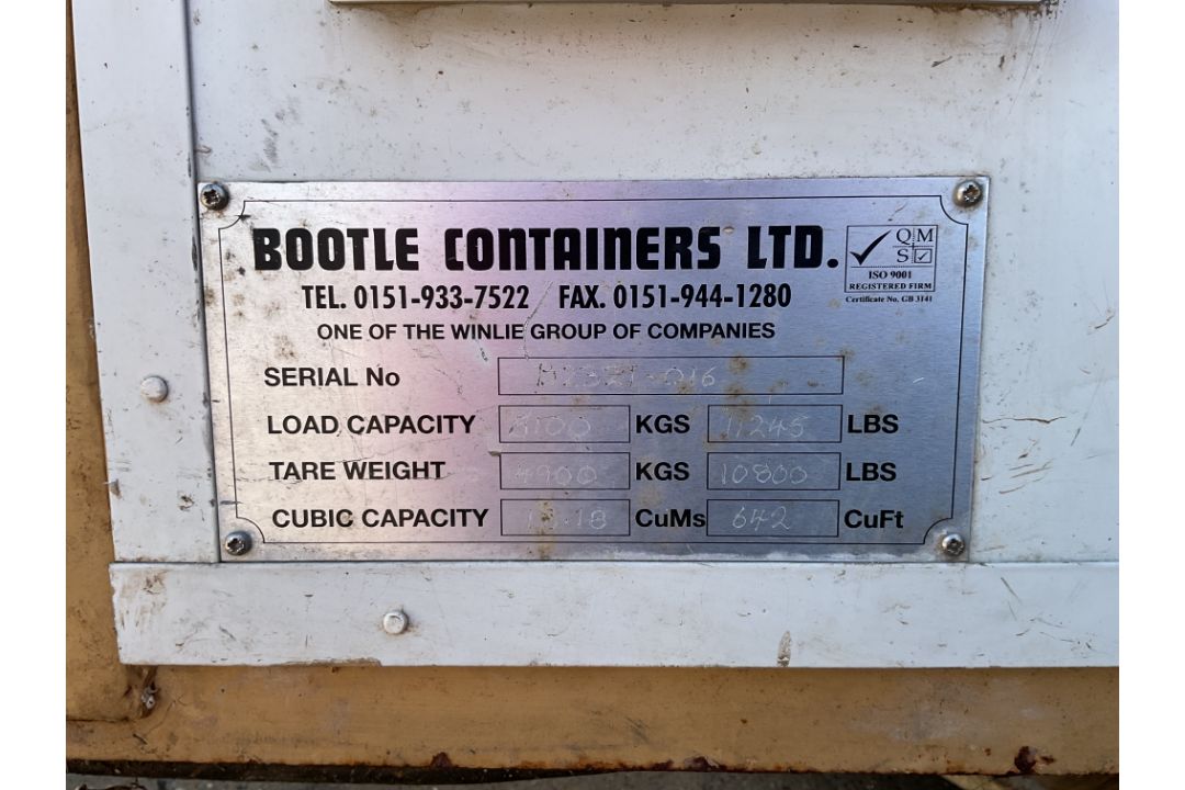 20ft Drops Demountable Hook Loader Secure Coms / Office Container, Direct from MOD - Image 32 of 32