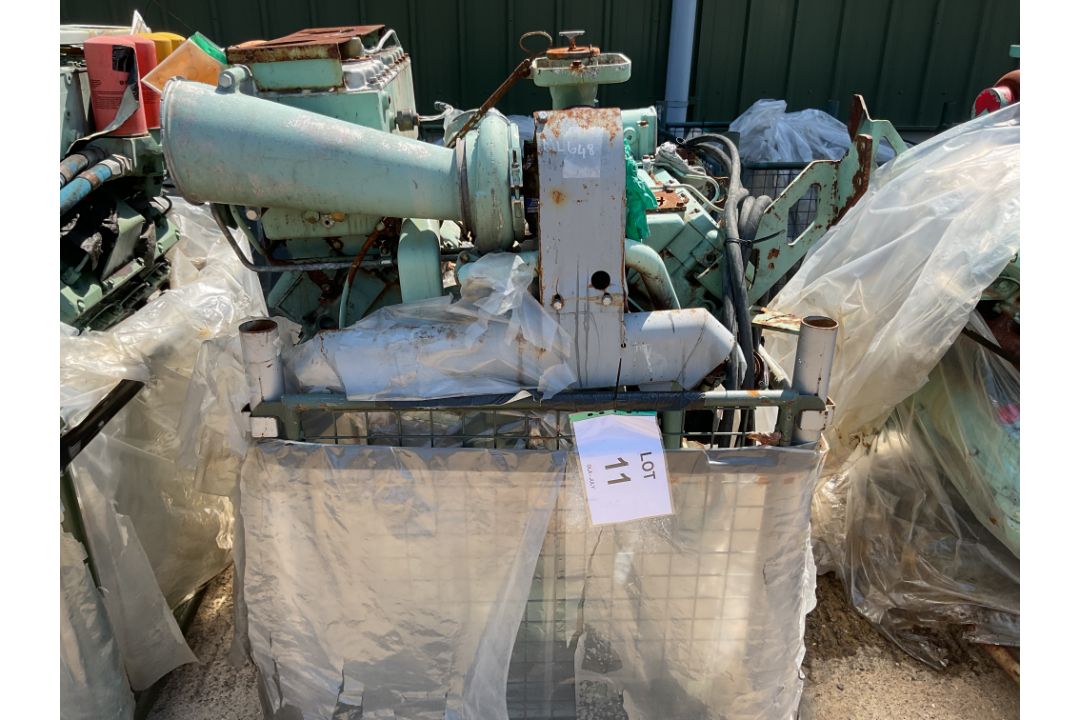 Perkins CV8 V8 550HP Diesel Engine Ancillaries as Shown inc Turbo Charger, Fuel Pump etc, from MOD