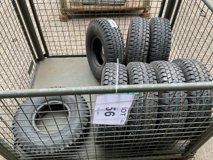 8x New Unissued Deestone 6.00-9 Tubeless Tyres