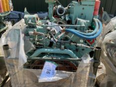 Perkins CV8 V8 550HP Diesel Engine Ancillaries as Shown inc Turbo Charger, Fuel Pump etc, from MOD