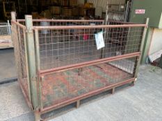Heavy Duty Nato Stackable Stillage with Drop Down Side, from MOD