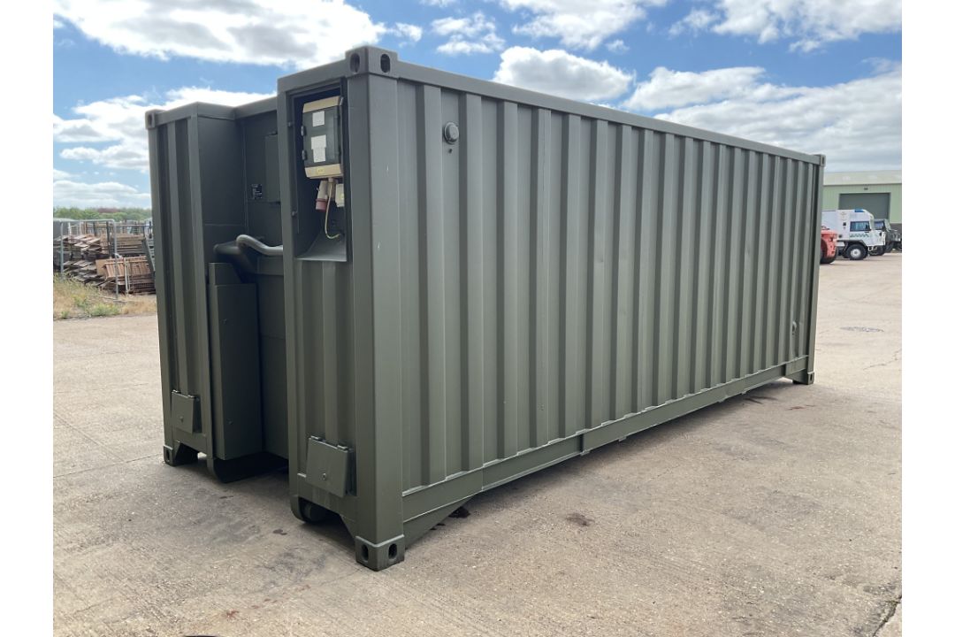 20ft x 8ft Demountable Drops/Hook Loader Ablution Container c/w Twist Locks, from UK MOD - Image 23 of 25