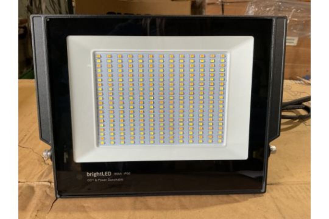2x New Unissued LED 100W 240V Remote Control Floodlights c/w Fittings - Image 2 of 7