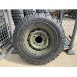 4x Unused 235/85 R16 Michelin XZL Tyres on Heavy Duty Wolf Rims