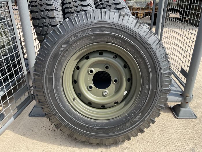 4x Unused 235/85 R16 Michelin XZL Tyres on Heavy Duty Wolf Rims
