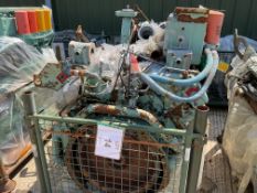 Perkins CV8 V8 550HP Diesel Engine Ancillaries as Shown inc Turbo Charger, Fuel Pump etc, from MOD