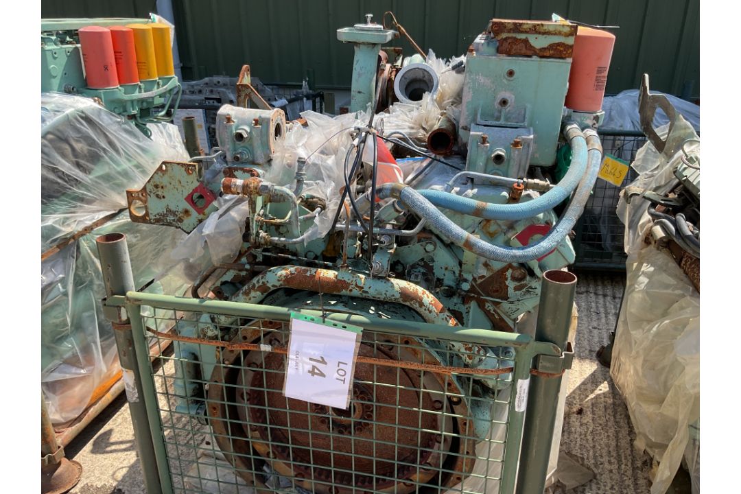 Perkins CV8 V8 550HP Diesel Engine Ancillaries as Shown inc Turbo Charger, Fuel Pump etc, from MOD