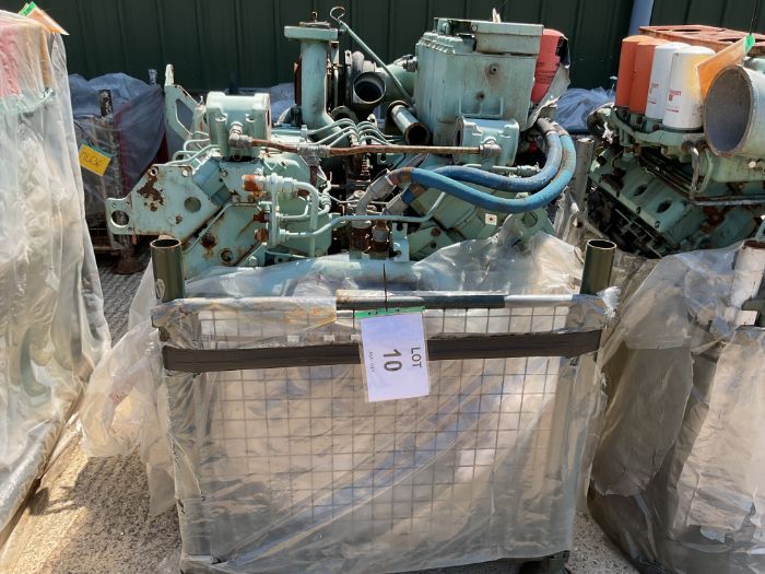 Perkins CV8 V8 550HP Diesel Engine Ancillaries as Shown inc Turbo Charger, Fuel Pump etc, from MOD