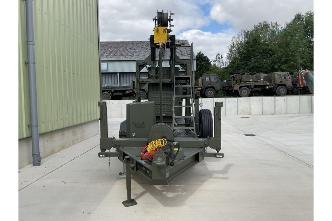 Ex Reserve MSI Defence Systems Mobile Antenna Mast on R.M. 4 Wheel 5500 Trailer - Image 9 of 31