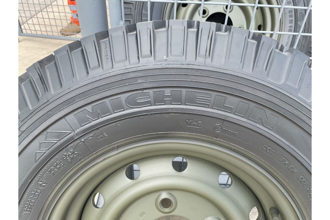 4x Unused 235/85 R16 Michelin XZL Tyres on Heavy Duty Wolf Rims - Image 3 of 8