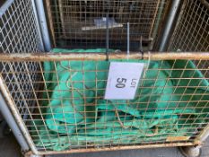 16x12 Canvas Tarpaulin c/w Tie Downs, from MOD