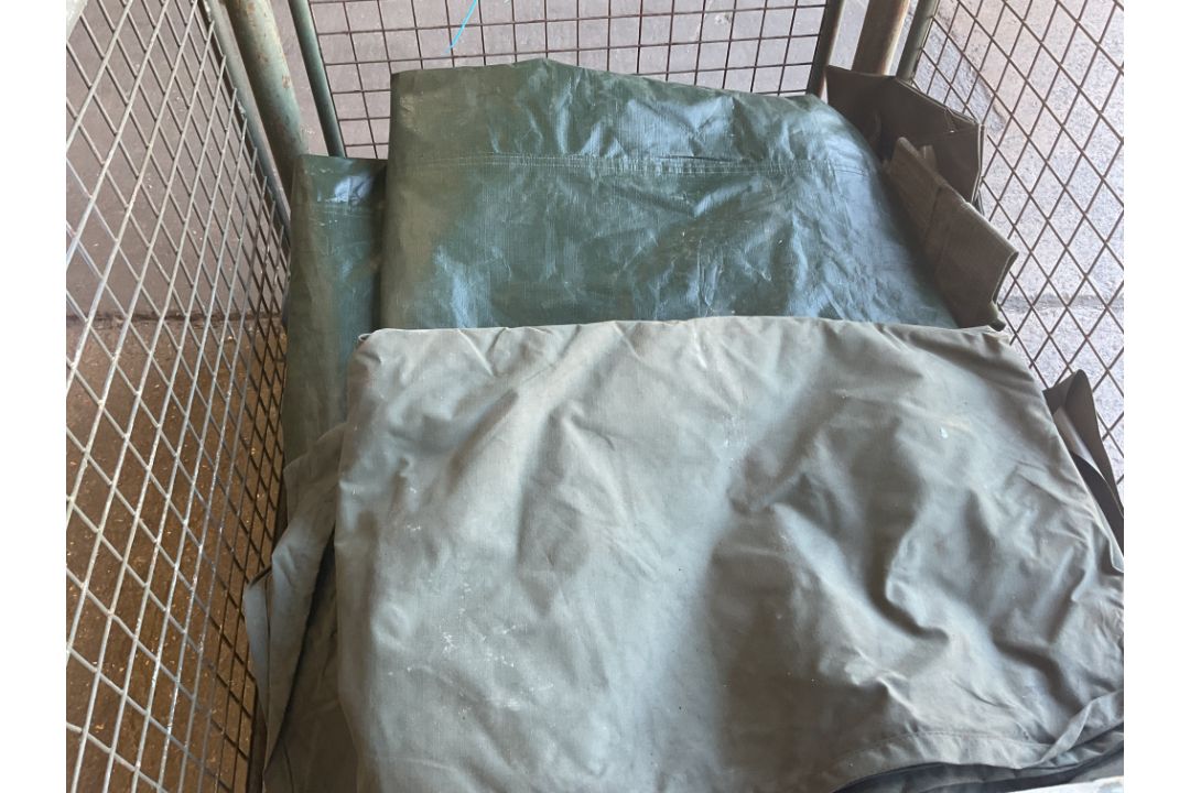 1x Stillage of Unissued Canvas Tarpaulin Sheets, from MOD - Image 3 of 4