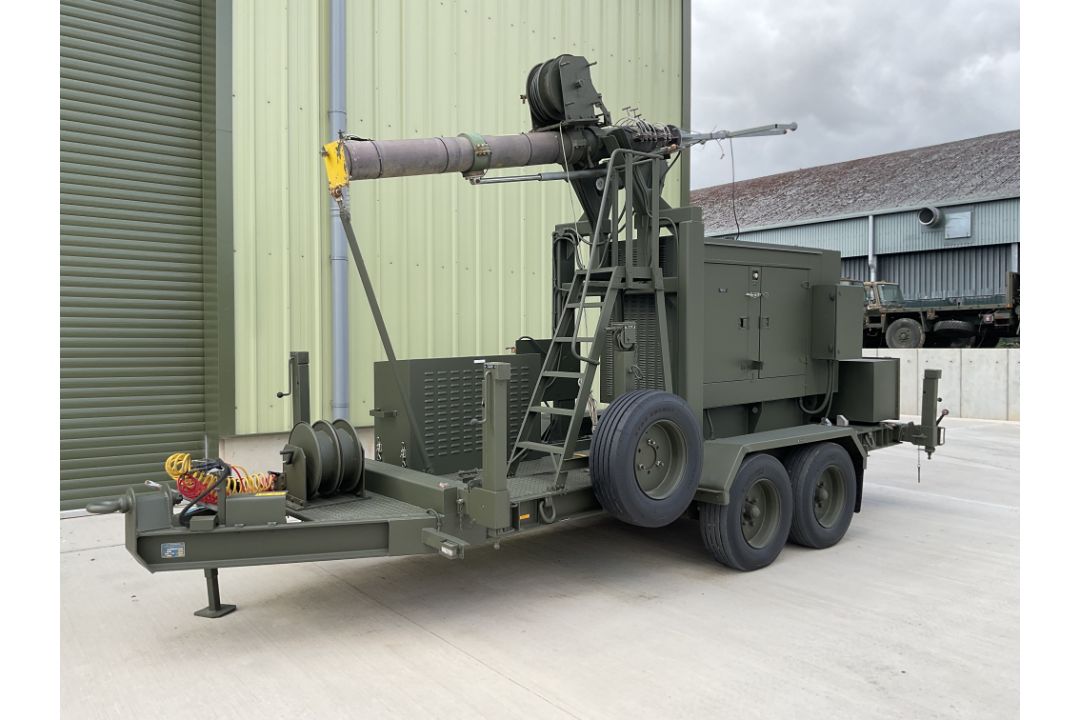Ex Reserve MSI Defence Systems Mobile Antenna Mast on R.M. 4 Wheel 5500 Trailer - Image 1 of 31