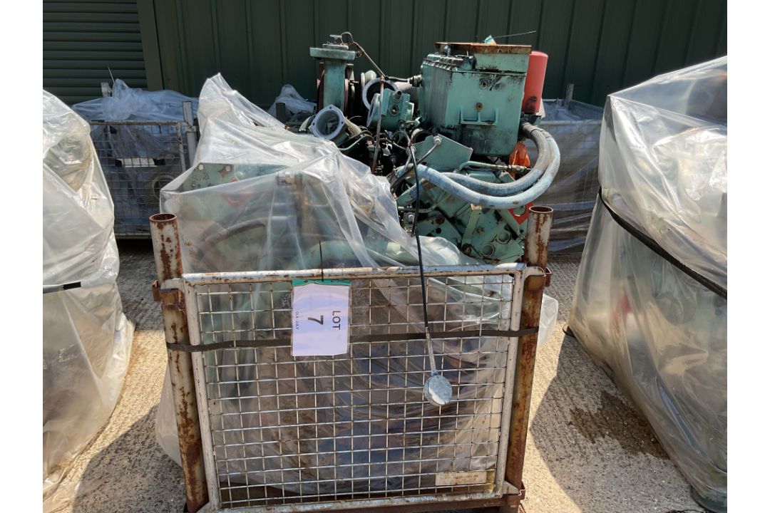 Perkins CV8 V8 550HP Diesel Engine Ancillaries as Shown inc Turbo Charger, Fuel Pump etc, from MOD