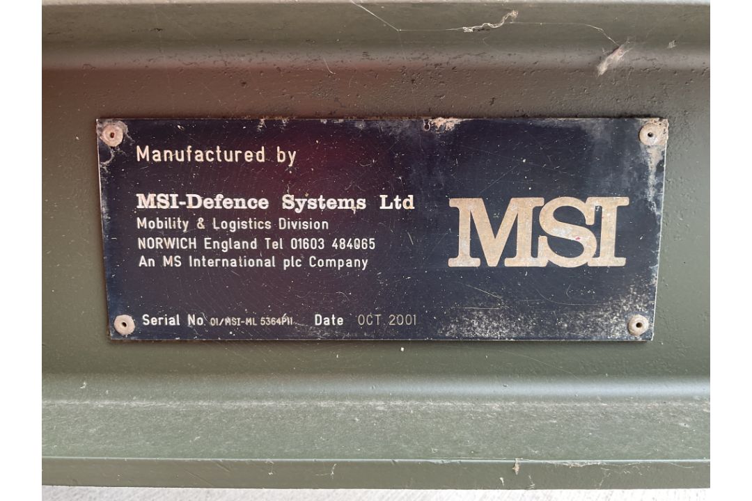 Ex Reserve MSI Defence Systems Mobile Antenna Mast on R.M. 4 Wheel 5500 Trailer - Image 30 of 31