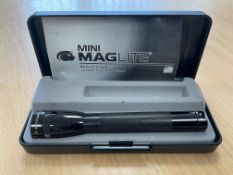 Unissued Maglite c/w Original Case and Instructions, from MOD