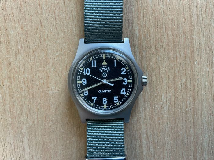 Nice CWC W10 Service Watch, Sn° 638, Date 2005, Water Resistant to 5ATM, from MOD