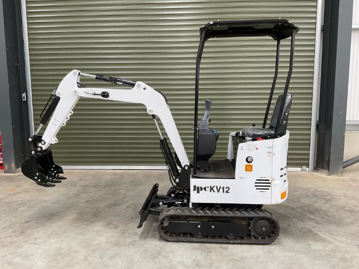 2025 Unissued JPC KV12 1070KG 12HP Diesel Rubber Track Mini Excavator c/w Front Blade etc