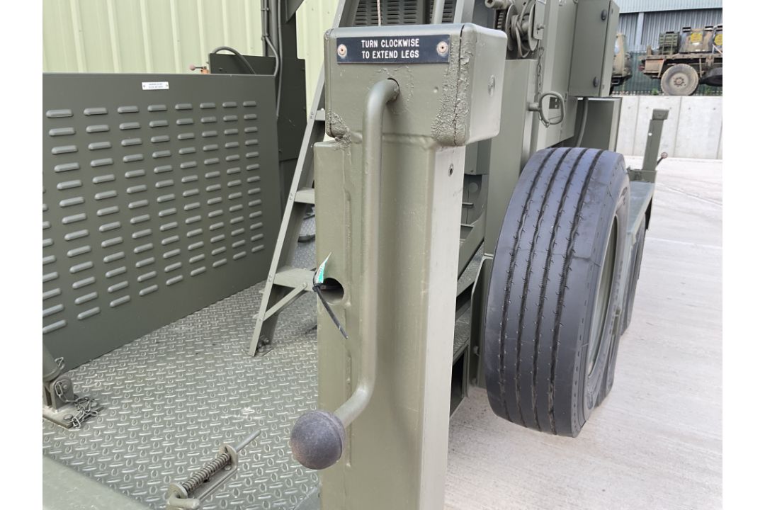 Ex Reserve MSI Defence Systems Mobile Antenna Mast on R.M. 4 Wheel 5500 Trailer - Image 8 of 31