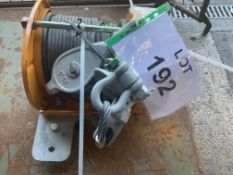 Unissued Maxpull GM20 2000KG Straight Pull Winch c/w 3 Snatch Blocks, from MOD