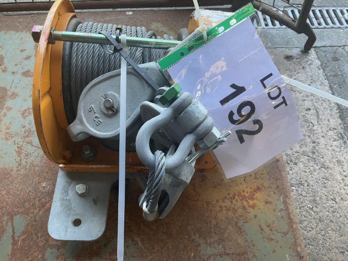 Unissued Maxpull GM20 2000KG Straight Pull Winch c/w 3 Snatch Blocks, from MOD