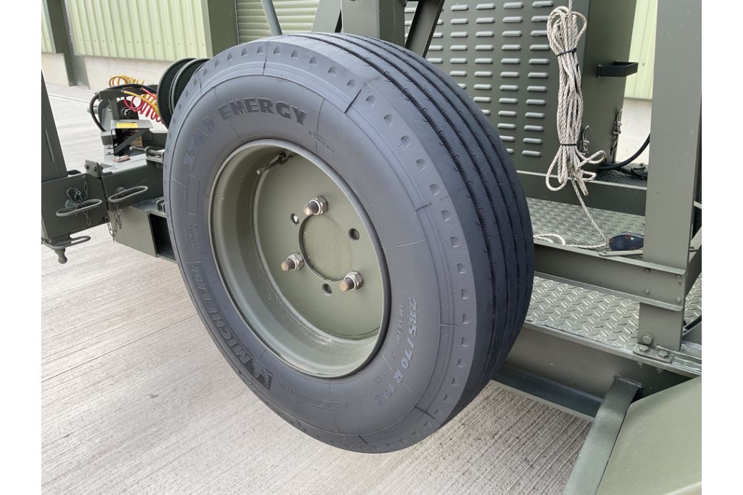 Ex Reserve MSI Defence Systems Mobile Antenna Mast on R.M. 4 Wheel 5500 Trailer - Image 7 of 31
