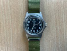 CWC W10 British Army Service Watch, Sn° 1749, Date 2005, Water Resistant to 5ATM, from MOD