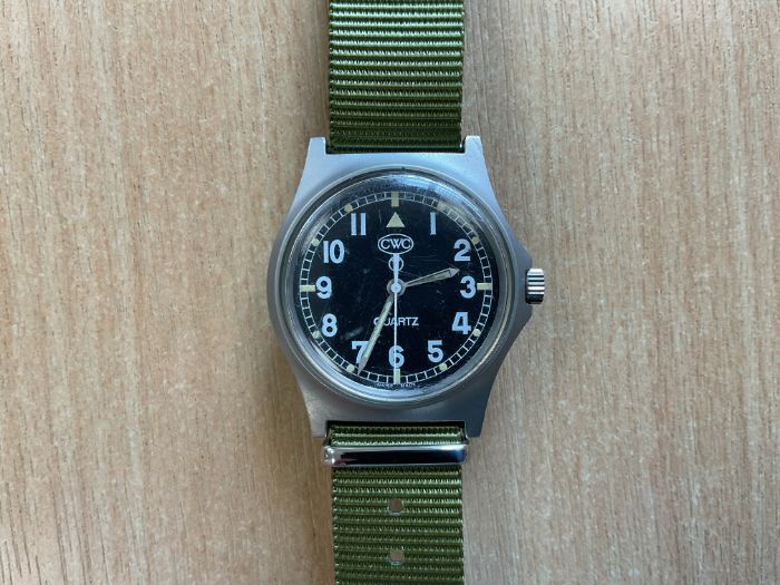 CWC W10 British Army Service Watch, Sn° 1749, Date 2005, Water Resistant to 5ATM, from MOD