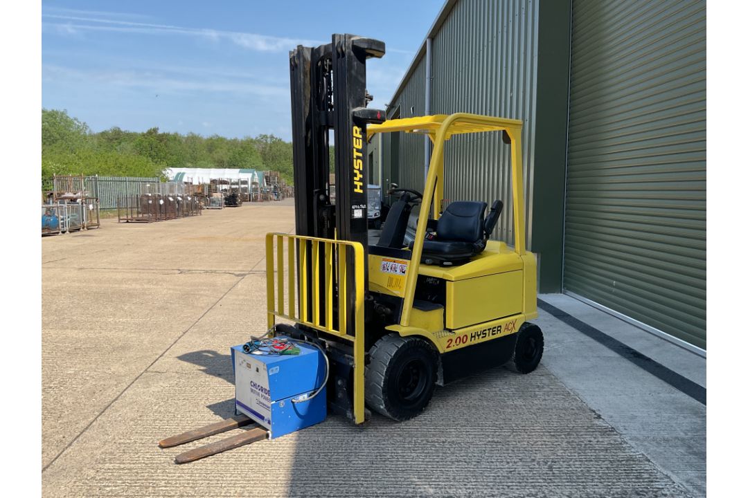 Hyster J2.00 XM-717 ACX 2 Tonne Electric Forklift c/w Duplex Mast, Side Shift and Charger - Image 7 of 26