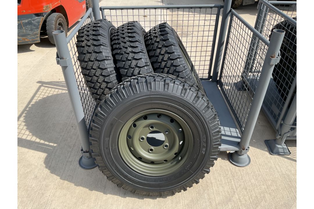 4x Unused 235/85 R16 Michelin XZL Tyres on Heavy Duty Wolf Rims - Image 10 of 10