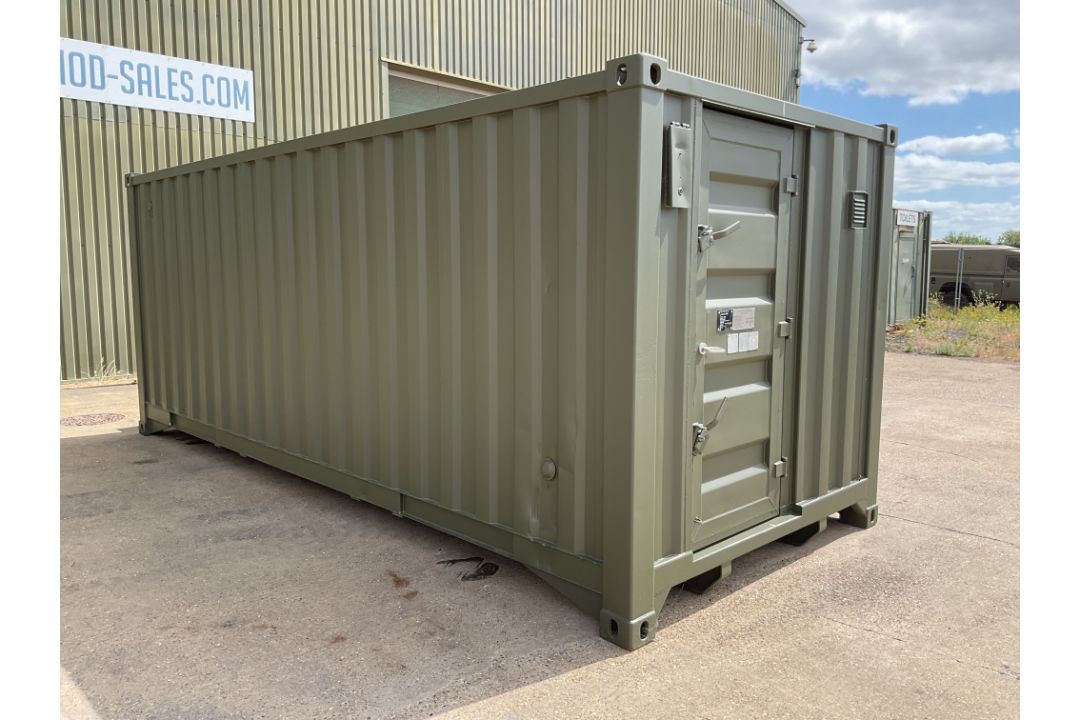 20ft x 8ft Demountable Drops/Hook Loader Ablution Container c/w Twist Locks, from UK MOD - Image 1 of 25