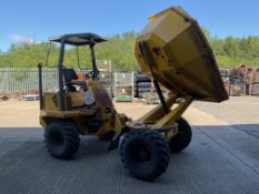 Thwaites 7000 3 Tonne Hi Lift Rotating Skip Diesel 4x4 Dumper, 327 Recorded Hours, from MODGovt Dept