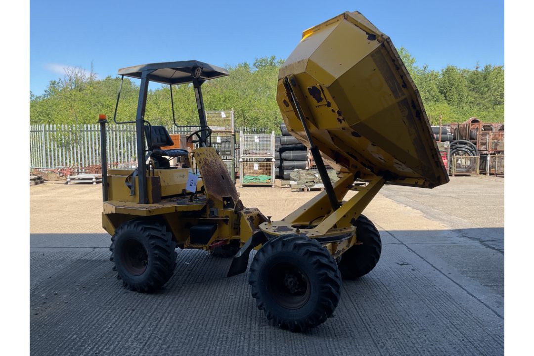 Thwaites 7000 3 Tonne Hi Lift Rotating Skip Diesel 4x4 Dumper, 327 Recorded Hours, from MODGovt Dept - Image 1 of 18